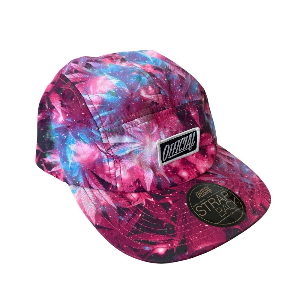 Official Crown of Laurel Garden Weeden Galaxy 6 Panel Strapback Hat Skater